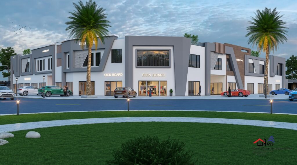 Waves engineering consultancy project which is displaying fusion of omani architect with modern design.